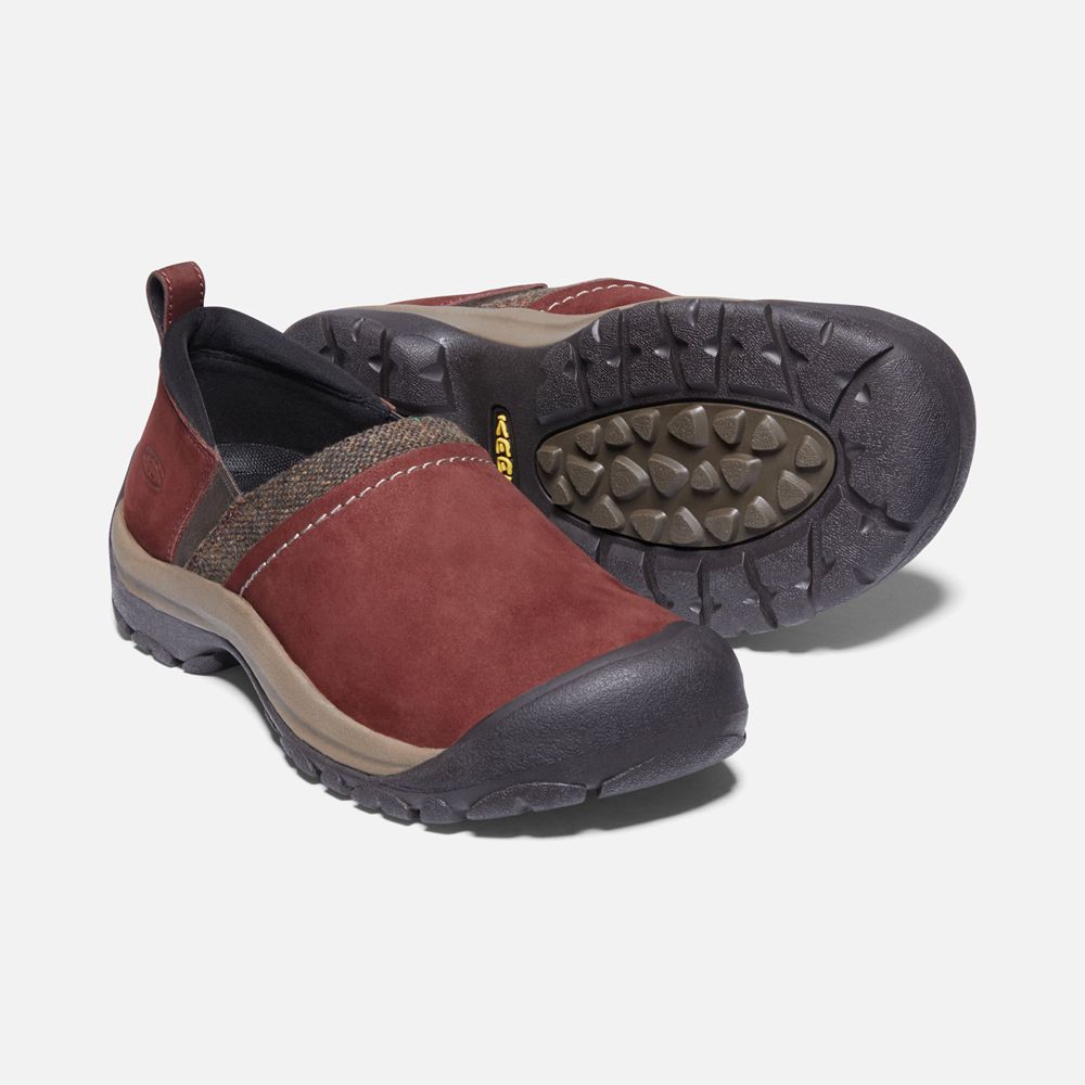 Slip-On Keen Femme Rouge Foncé | Kaci Ii Hiver | IJKAN-5903